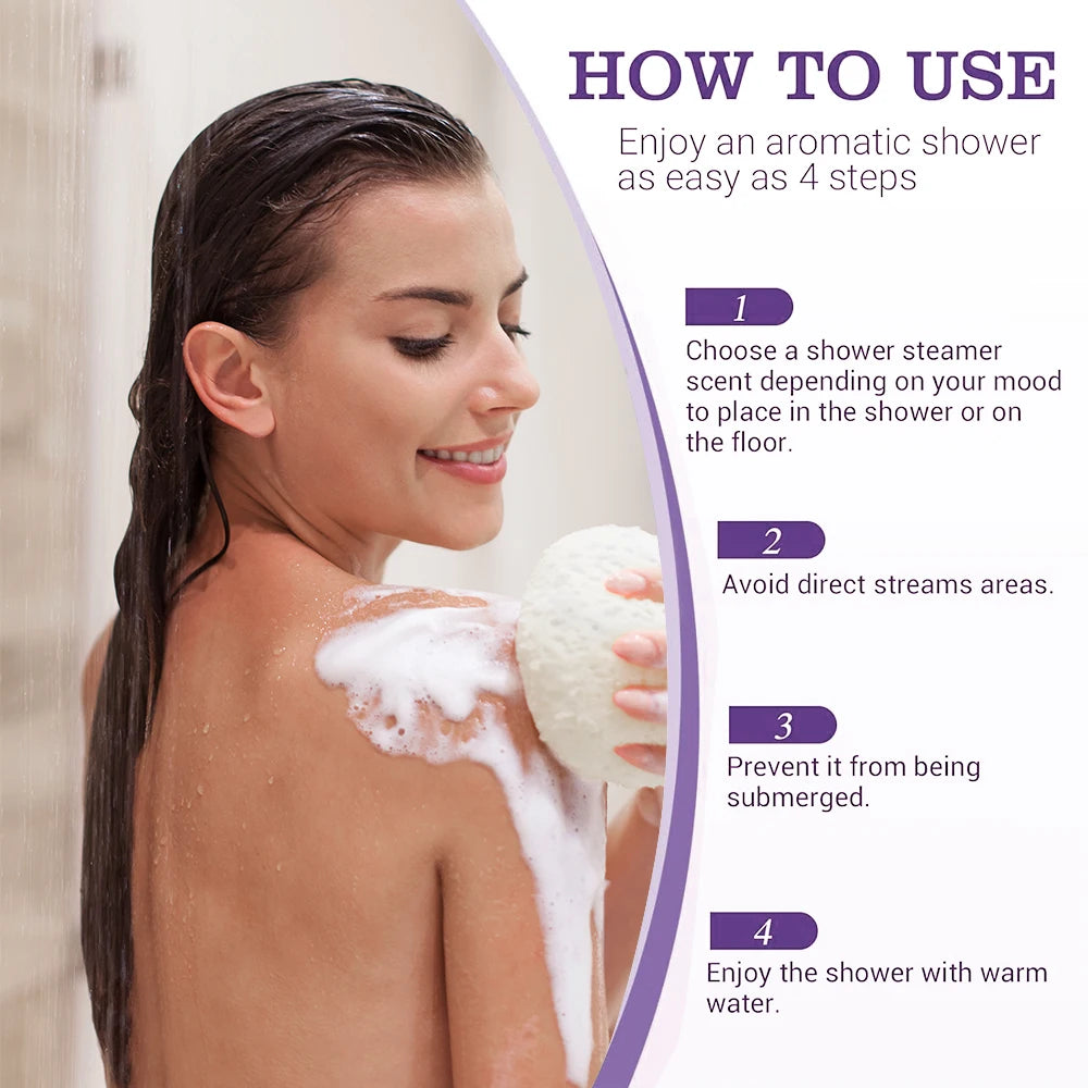 Aromatherapy Shower Steamers – 12 Pack Relaxation Gift Set