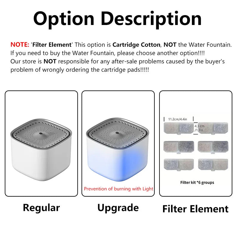 3L Cat Water Fountain – Auto-Recirculating Mute Water Dispenser