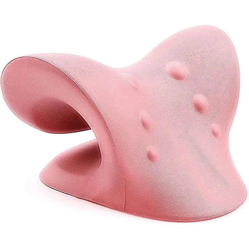 Neck and Shoulder Relaxer | Cervical Traction Pillow Device for Pain Relief & Alignment