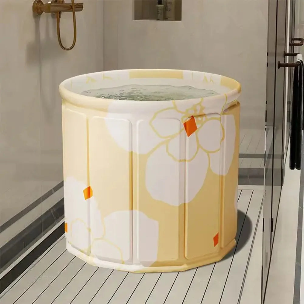 Foldable Adult Bathtub  Thickened Insulated Portable SPA Bucket