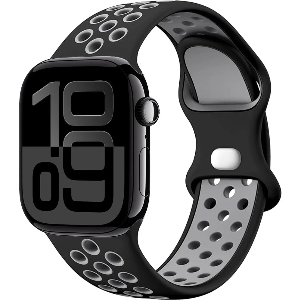 Apple Watch Silicone Strap | Unique Transparent & Speckled Designs | Compatible with All Series (40mm - 49mm, Series 1-11 & Ultra)
