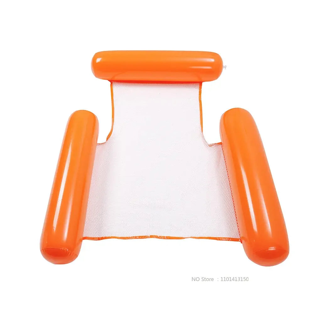 Inflatable Water Hammock Recliner Multi Purpose Floating Swimming Mattress