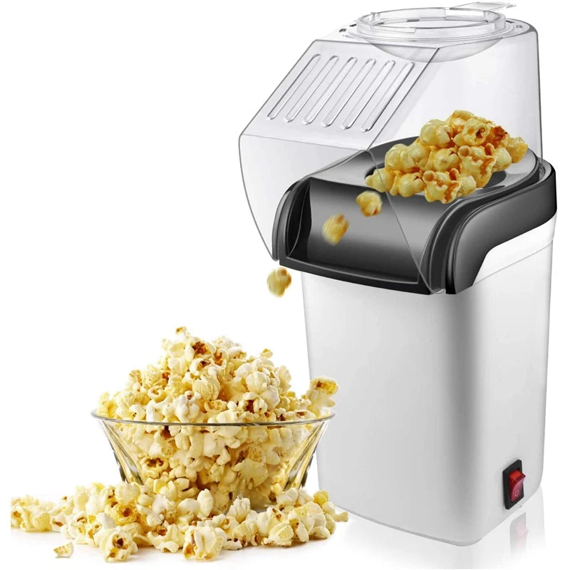 Home Electric Corn Popcorn Maker | Automatic Mini Hot Air Popcorn Machine for Kitchen