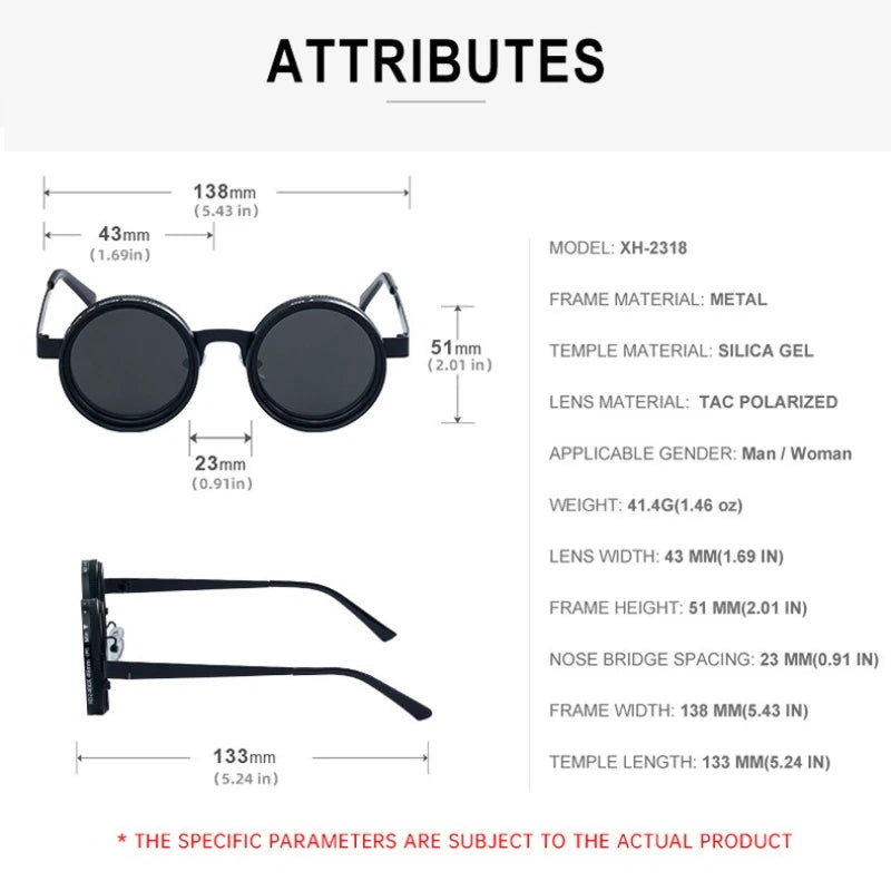 ND Polarized Sunglasses | Smart Brightness & UV400