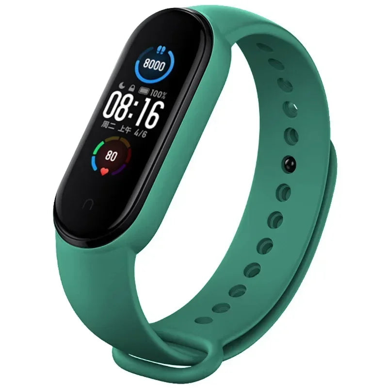 Premium Silicone Strap for Xiaomi Mi Band 7/6/5/4/3 | Colorful Replacement Wristband