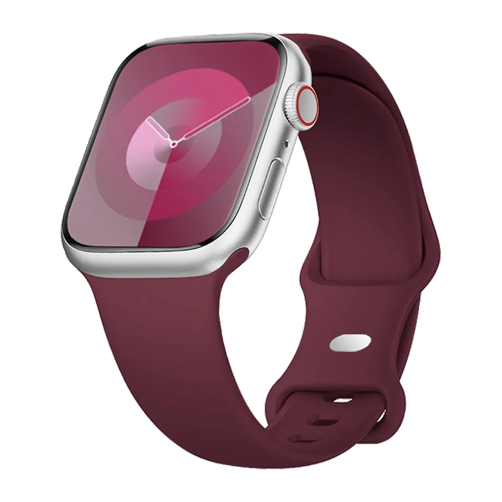 Apple Watch Silicone Sport Band | Soft & Durable Replacement Strap for Apple Watch (38mm - 49mm, Series 1-11, SE & Ultra 2)