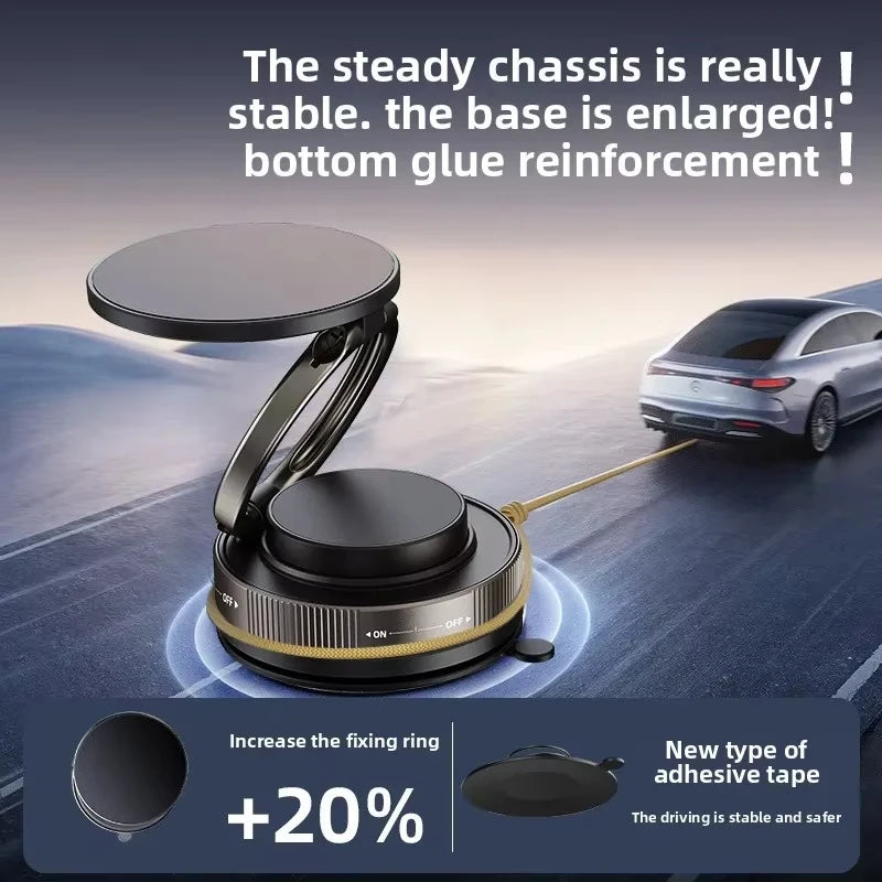 T30 Vacuum Magnetic Phone Holder Stand – Ultra-Stable Multi-Surface Mount