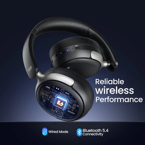 Acer ANC Wireless Headphones Bluetooth Over Ear Headset with Spatial Audio