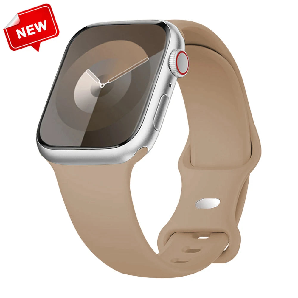 Apple Watch Silicone Sport Band | Soft & Durable Replacement Strap for Apple Watch (38mm - 49mm, Series 1-11, SE & Ultra 2)
