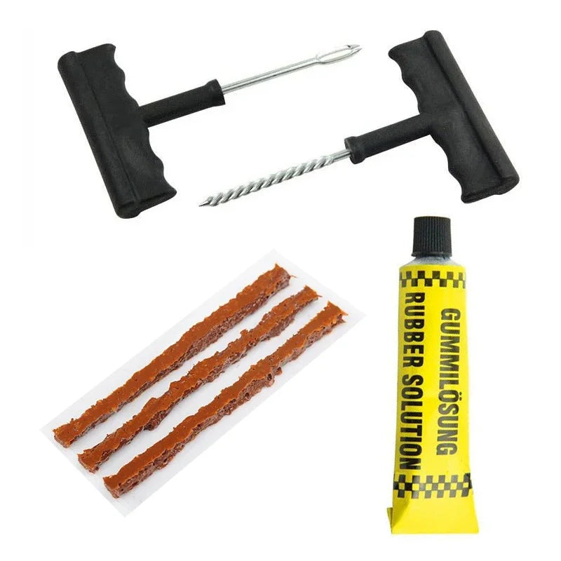 Car Tire Repair Kit | Tubeless Tire Puncture Plug Set for Car, Motorcycle & Truck (5–50 pcs)