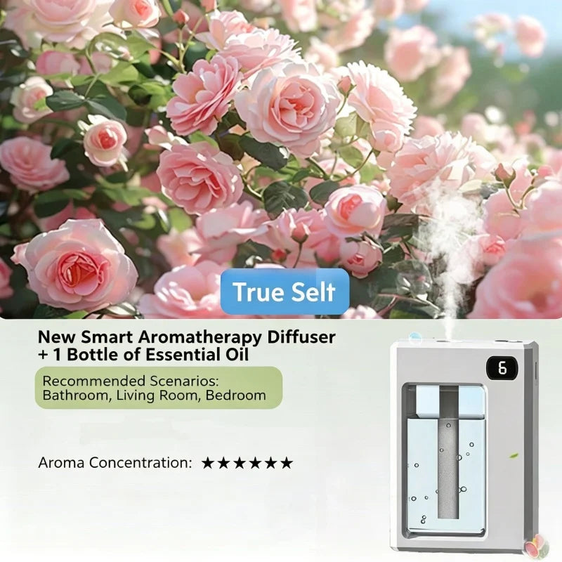 Automatic Air Freshener Aromatherapy Machine | 6 Adjustable Levels & Long Battery Life Essential Oil Diffuser