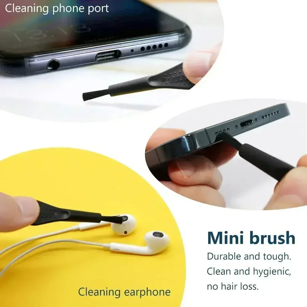 Mobile Device Cleaning & Protection Kit – Anti-Dust Plugs & Precision Brushes
