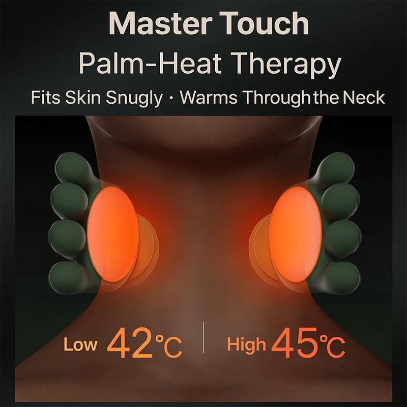 2025 Bionic N7 Neck & Shoulder Massager – 3 Modes, Full Body Kneading Pillow