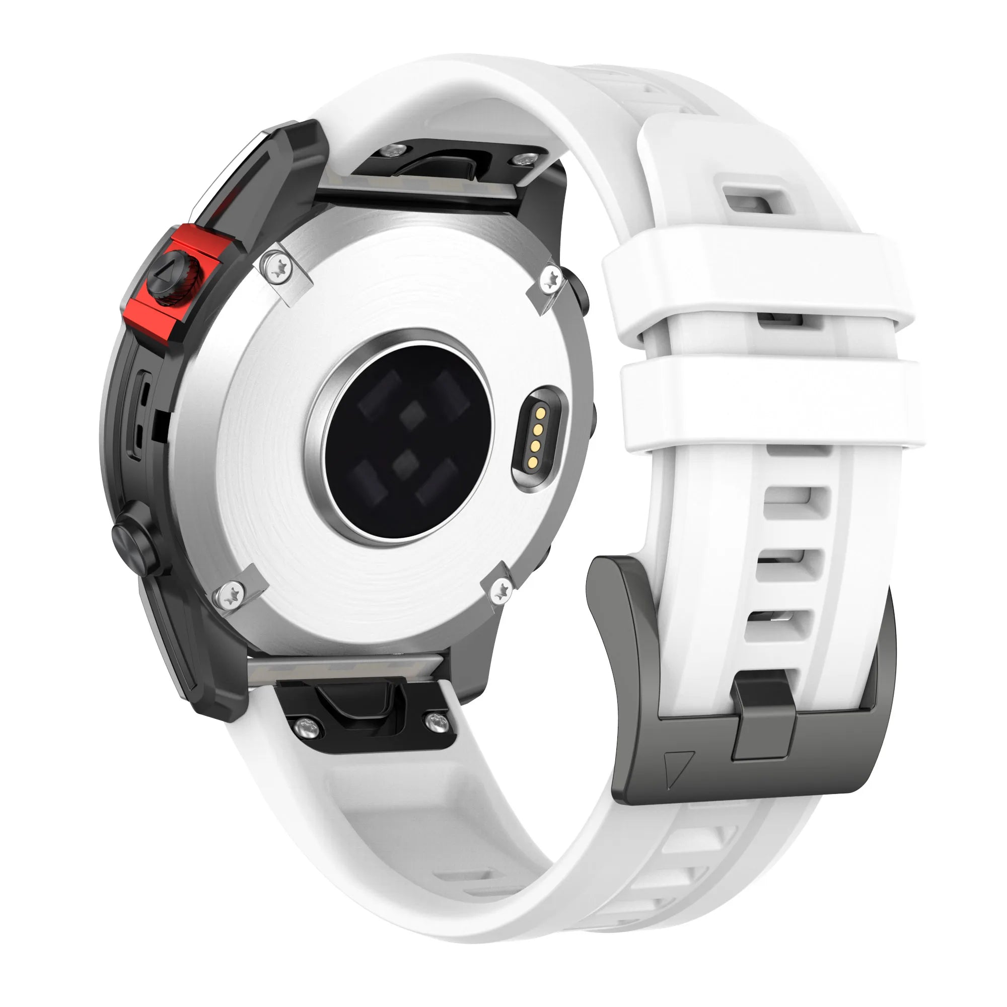Premium QuickFit Silicone Sport Band for Garmin Fenix 7/6/5 Series | Durable Replacement Strap (20mm, 22mm, 26mm)