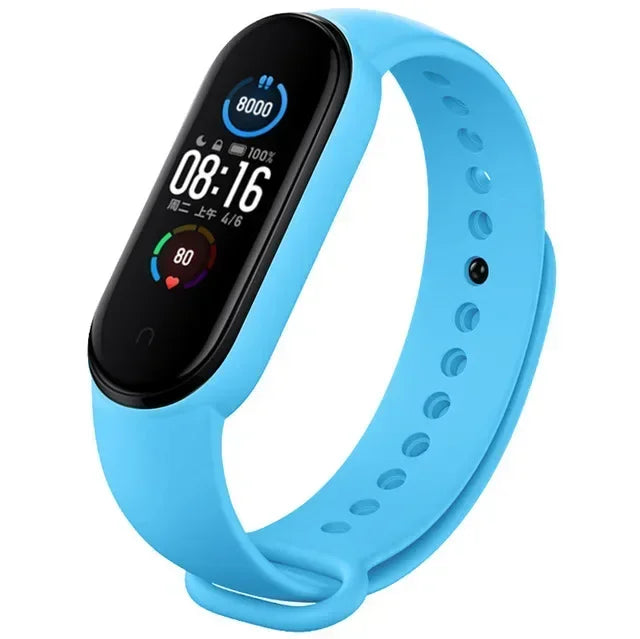 Premium Silicone Strap for Xiaomi Mi Band 7/6/5/4/3 | Colorful Replacement Wristband