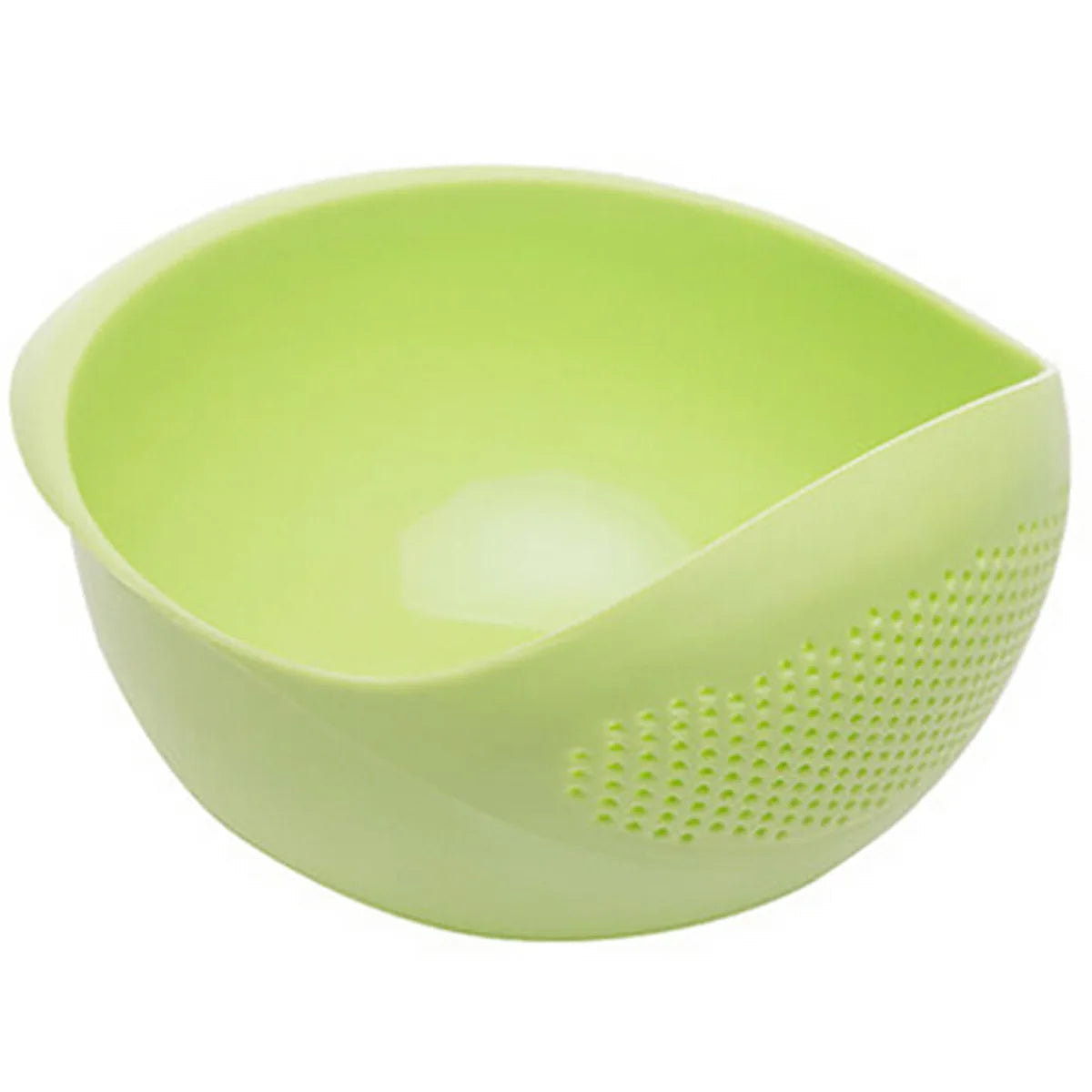 Colander Rice and Fruit Bowl with Handle - Kitchen Washing and Drain Basket