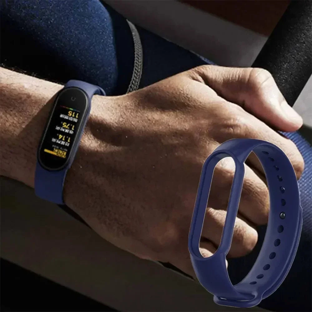Premium Silicone Strap for Xiaomi Mi Band 7/6/5/4/3 | Colorful Replacement Wristband