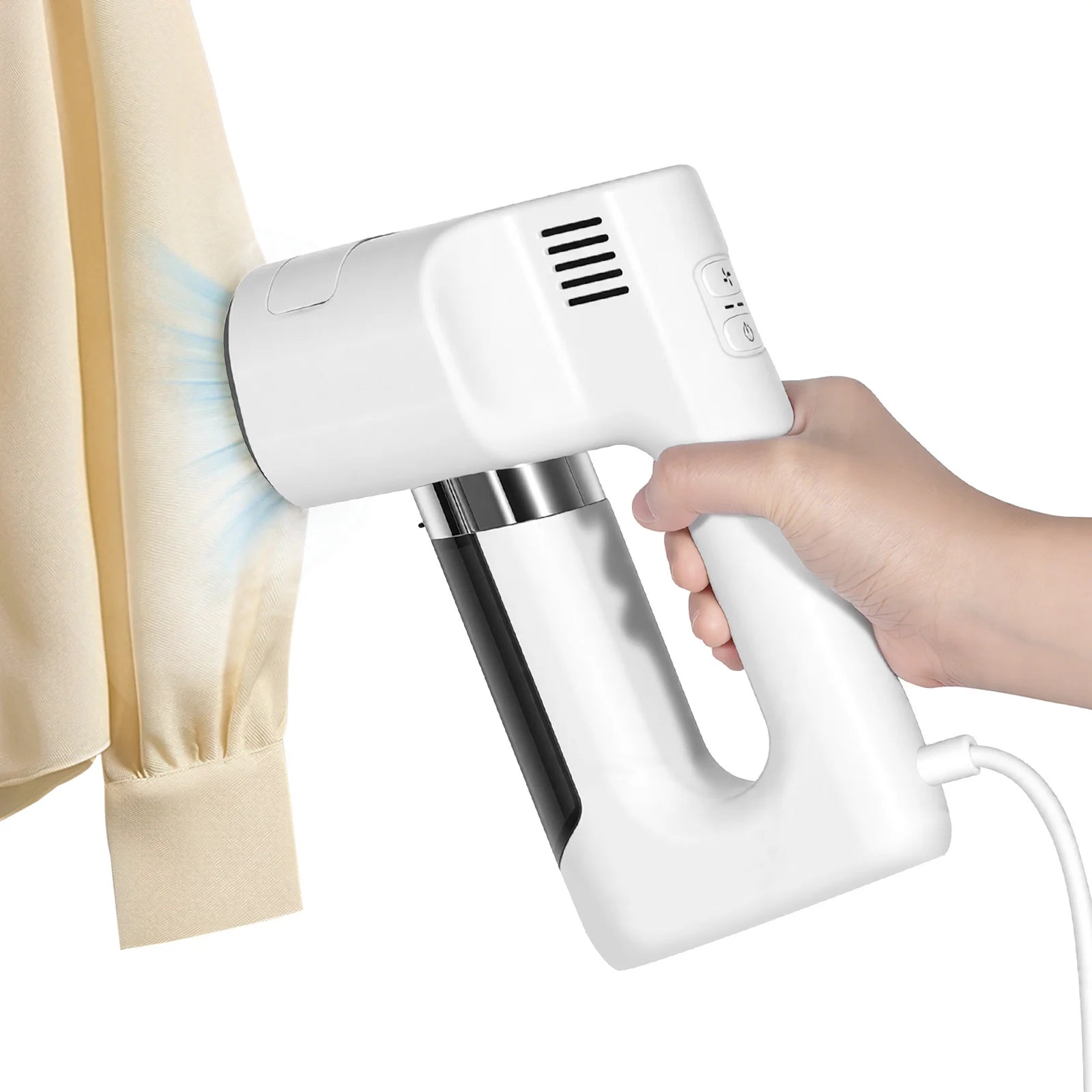 1200W Handheld High-Pressure Steam Iron | 3500Pa Suction, 30S Fast Heat-up (108ml)