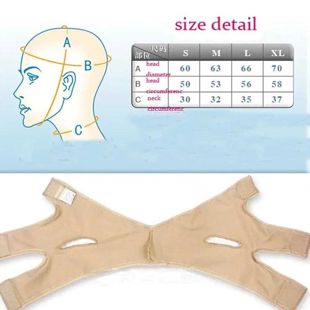 Elastic Face Slimming Bandage V Line Shaper | Chin & Cheek Lift-Up Belt for Women Facial Massager & Skin Care Tool