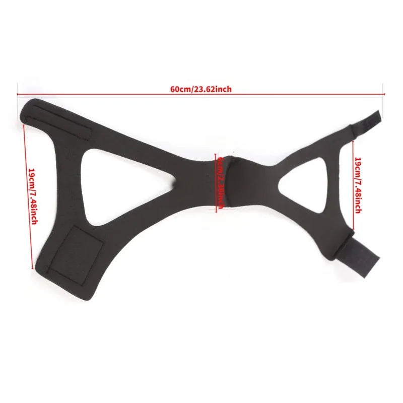 Anti-Snoring Chin Strap Band | Open Mouth Breathing Corrective Chin Rest Guard for Sleep Support