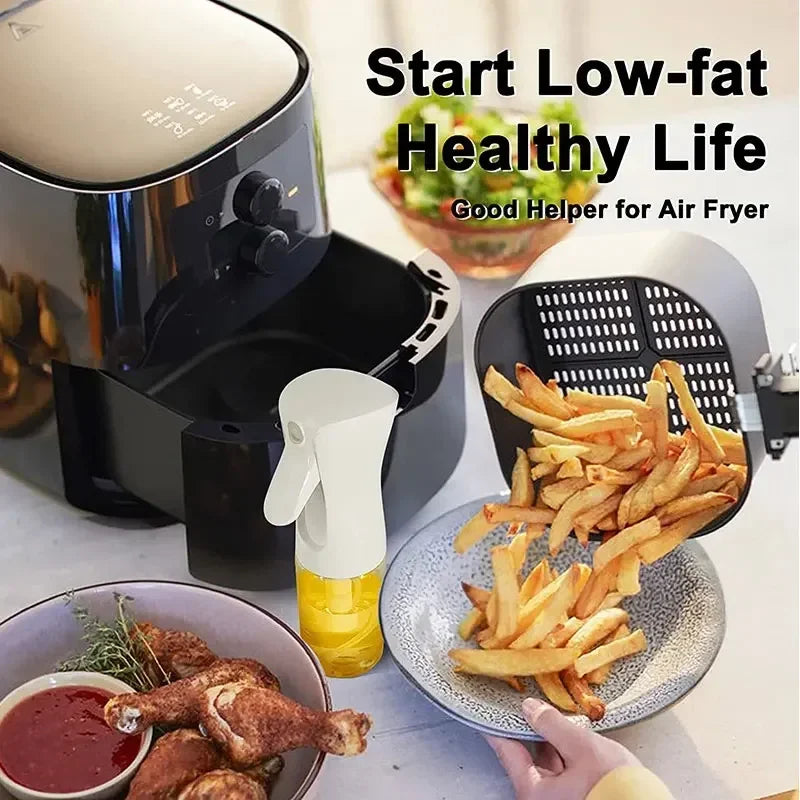 Oil Sprayer Bottle for Cooking | Fine Oil Mister Dispenser for Air Fryer, BBQ & Salad