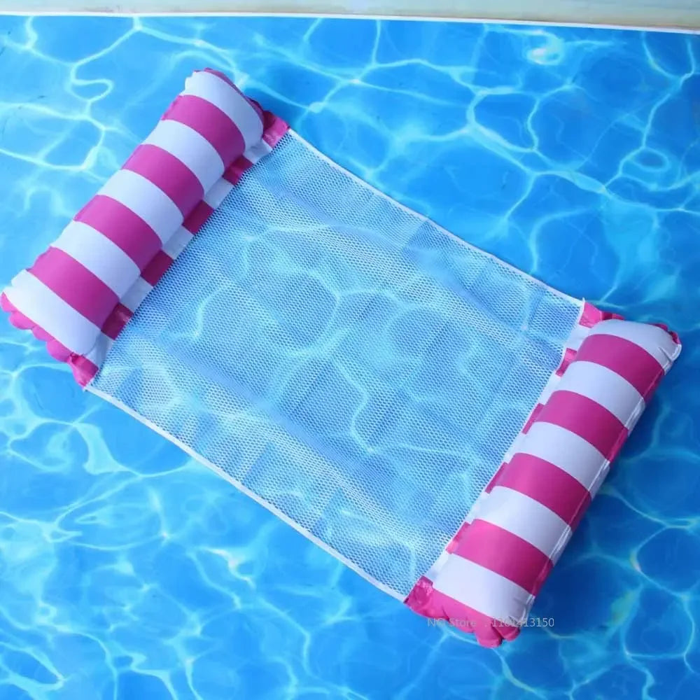 Inflatable Water Hammock Recliner Multi Purpose Floating Swimming Mattress