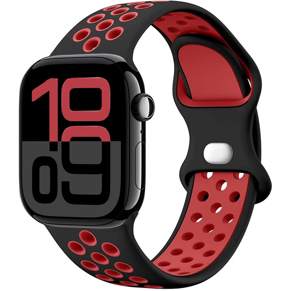 Apple Watch Silicone Strap | Unique Transparent & Speckled Designs | Compatible with All Series (40mm - 49mm, Series 1-11 & Ultra)
