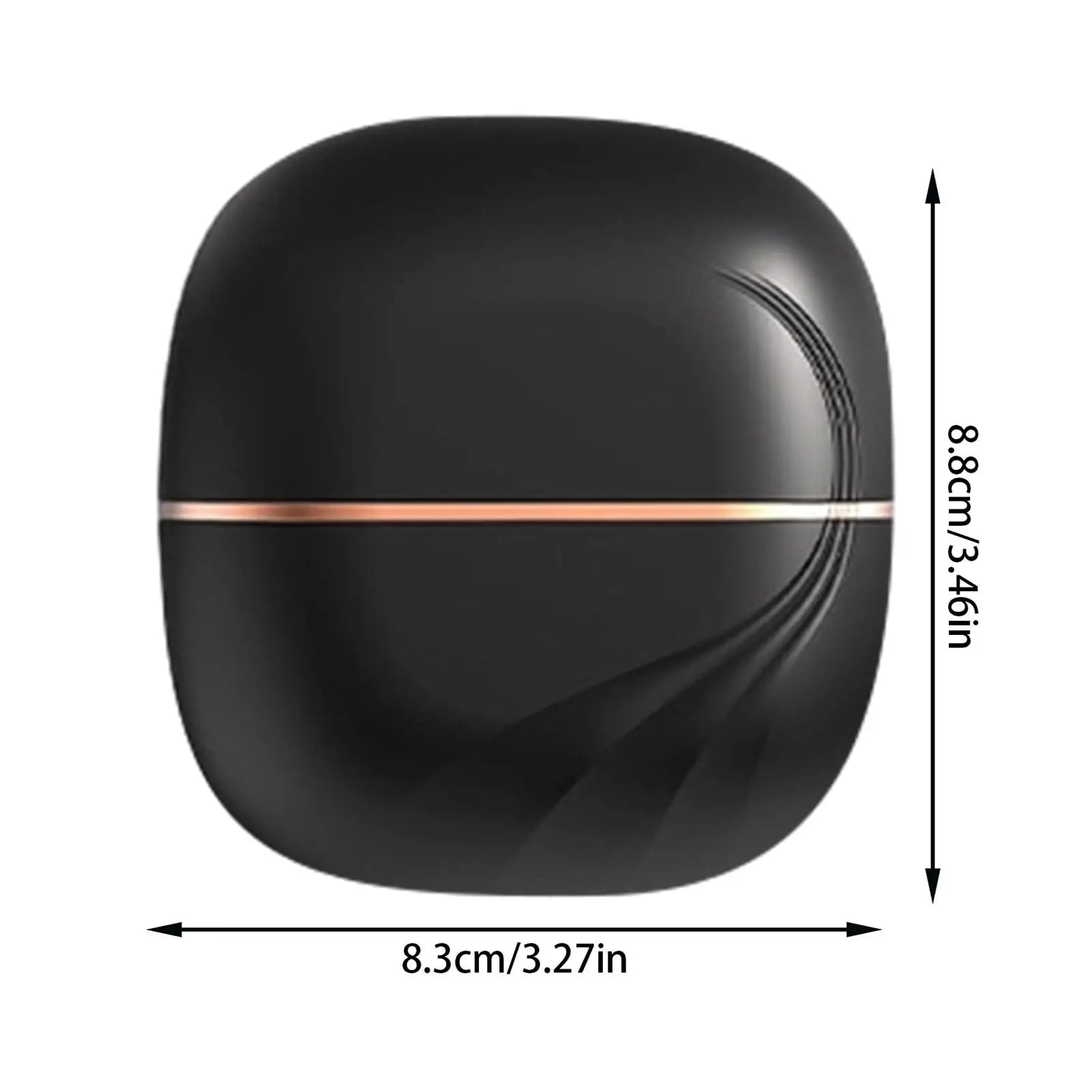 Mini Hair Straightener Brush with 3-Speed Temperature Control