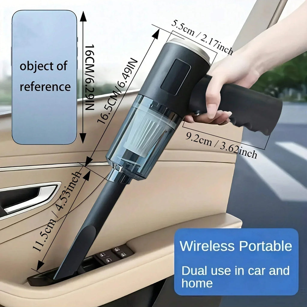Wireless Handheld Vacuum Cleaner 120W High Power Dual Use Portable Vacuum