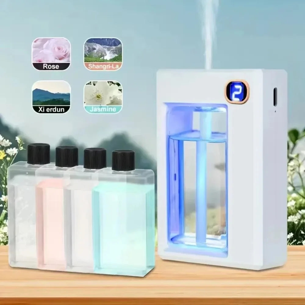 Automatic Air Freshener Aromatherapy Machine | 6 Adjustable Levels & Long Battery Life Essential Oil Diffuser