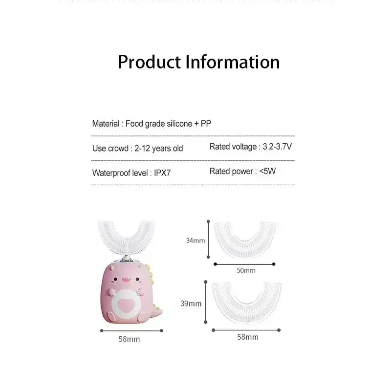 Children's U-Shaped Automatic Electric Toothbrush
