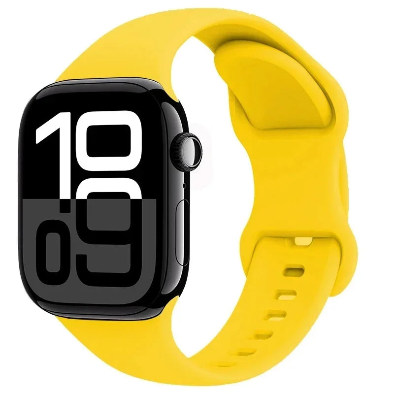 Apple Watch Sport Silicone Band | Premium Soft Replacement Strap for Apple Watch Series (38mm - 49mm, Series 1-11 & Ultra)