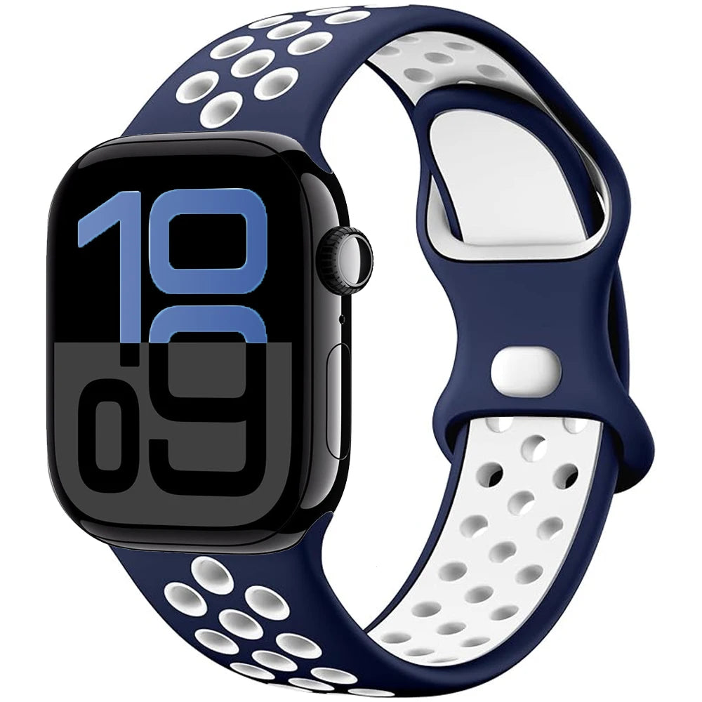 Apple Watch Silicone Strap | Unique Transparent & Speckled Designs | Compatible with All Series (40mm - 49mm, Series 1-11 & Ultra)