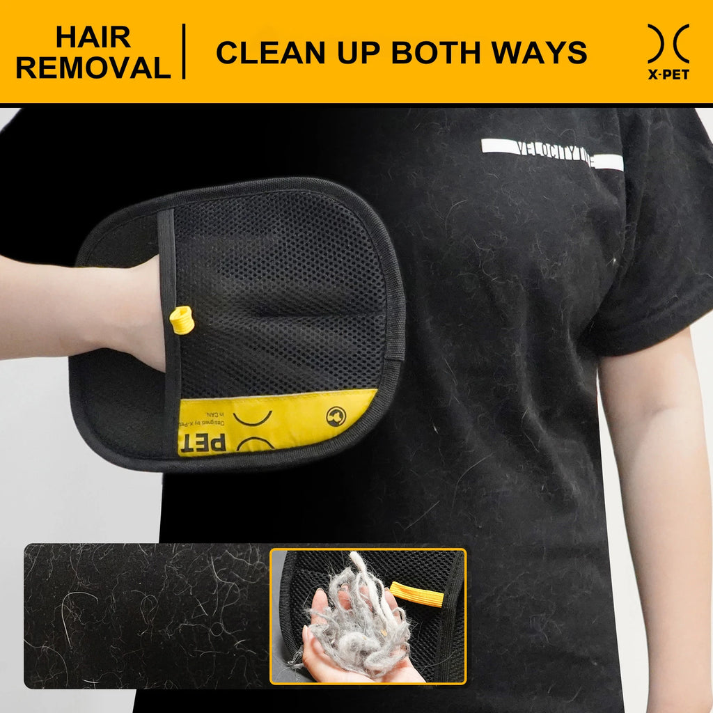 Electrostatic Pet Hair Removal Gloves – Static Fur Remover for Home & Pets