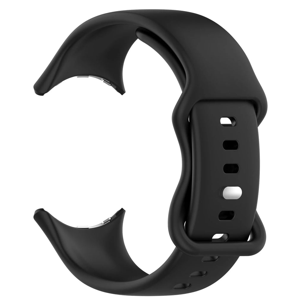 Premium Silicone Strap for Google Pixel Watch 4/3/2/1 | Soft Sport Replacement Band (41mm/45mm)