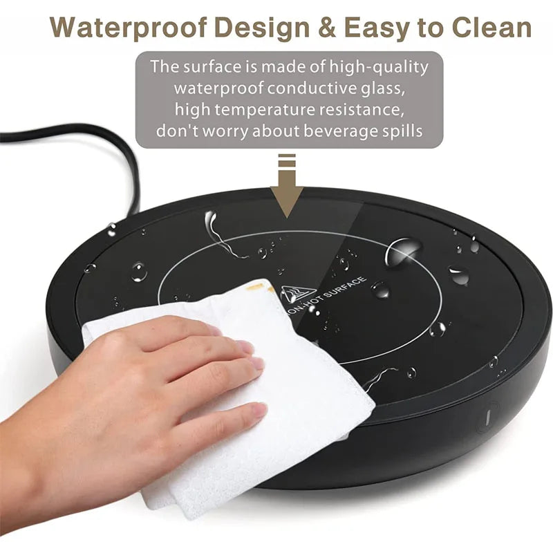 Coffee Mug Warmer Hot Plate – Smart Cup Heater with 3 Temperature Settings ☕🔥