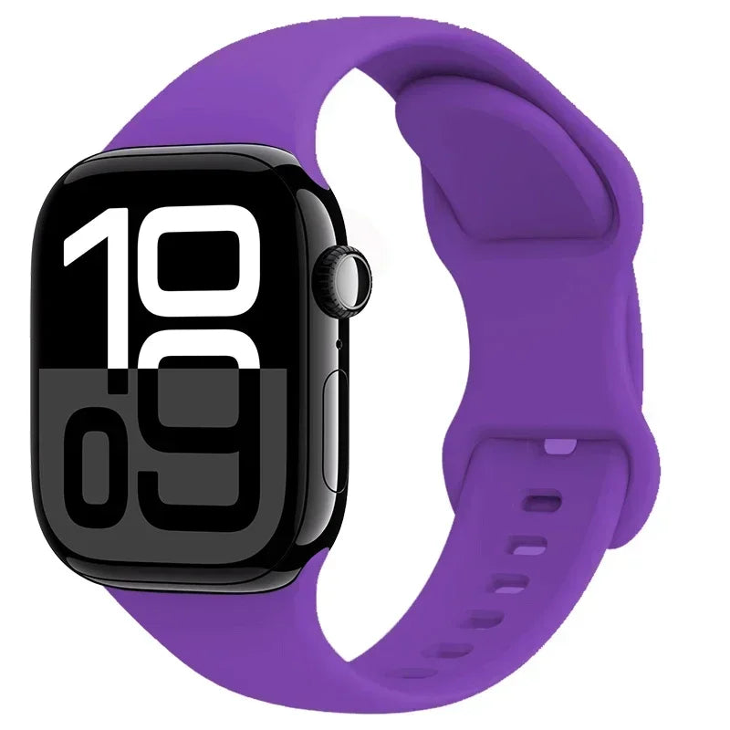 Apple Watch Silicone Strap | Unique Transparent & Speckled Designs | Compatible with All Series (40mm - 49mm, Series 1-11 & Ultra)