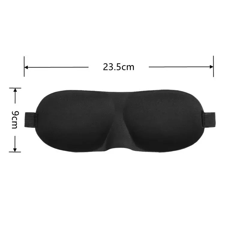 3D Sleeping Mask & Eyepatch | Light-Blocking Soft Padded Sleep Mask for Deep Rest & Relaxation