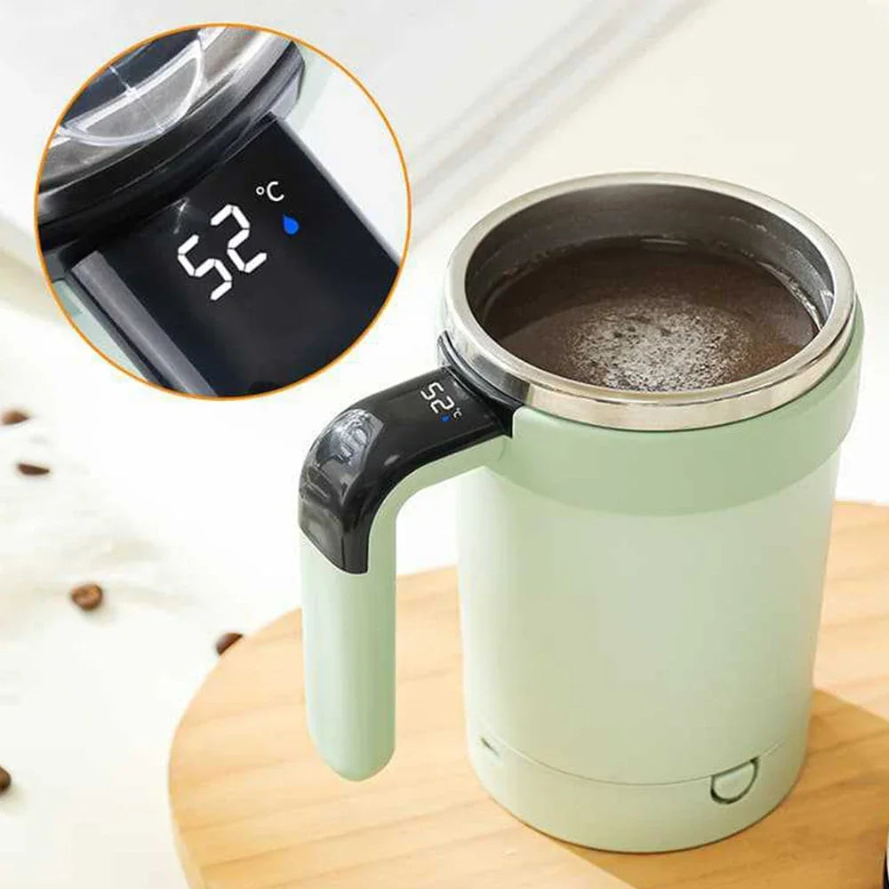 USB Smart Stirring Coffee Mug – Automatic Detachable Mixing Cup