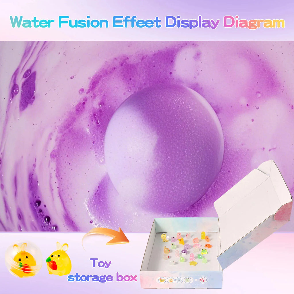 Kids' Surprise Bath Bomb Set – Natural Organic Bubble Bath Fizzies