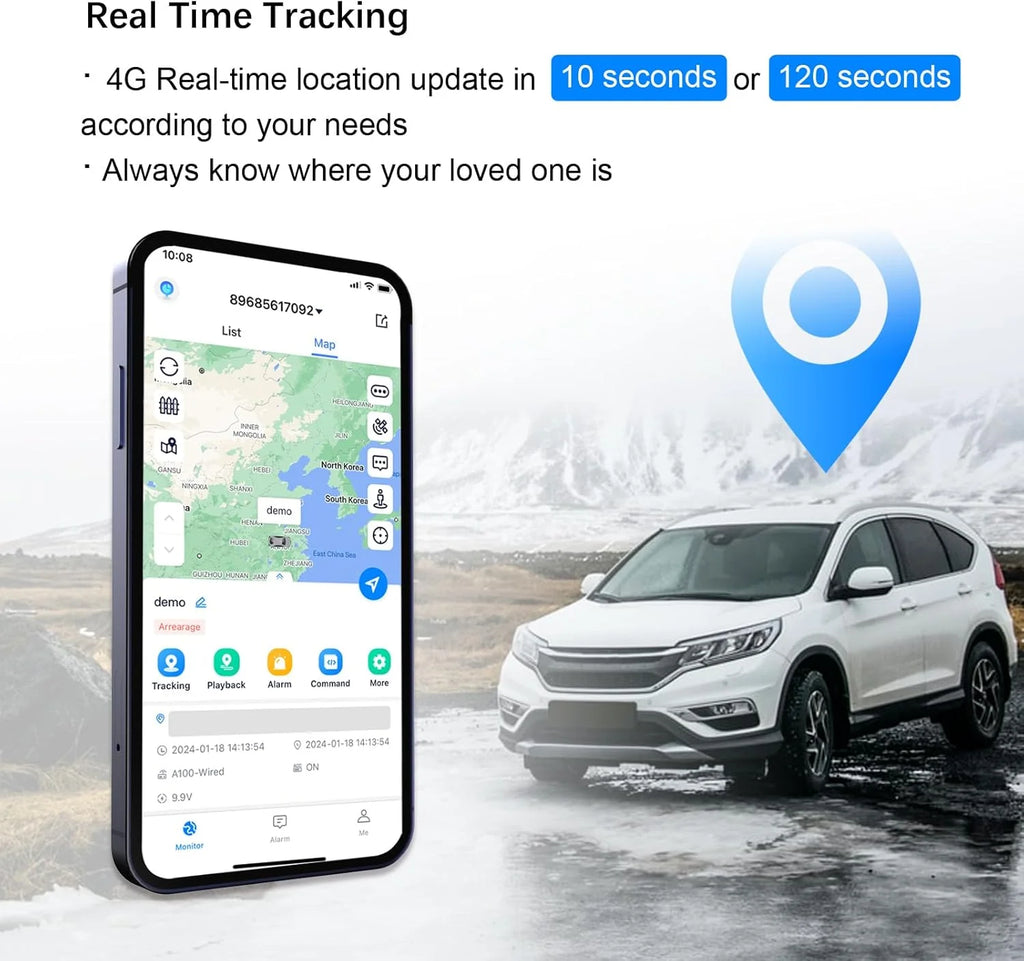 4G Vehicle GPS Tracker – Real-Time Tracking & Anti-Theft System