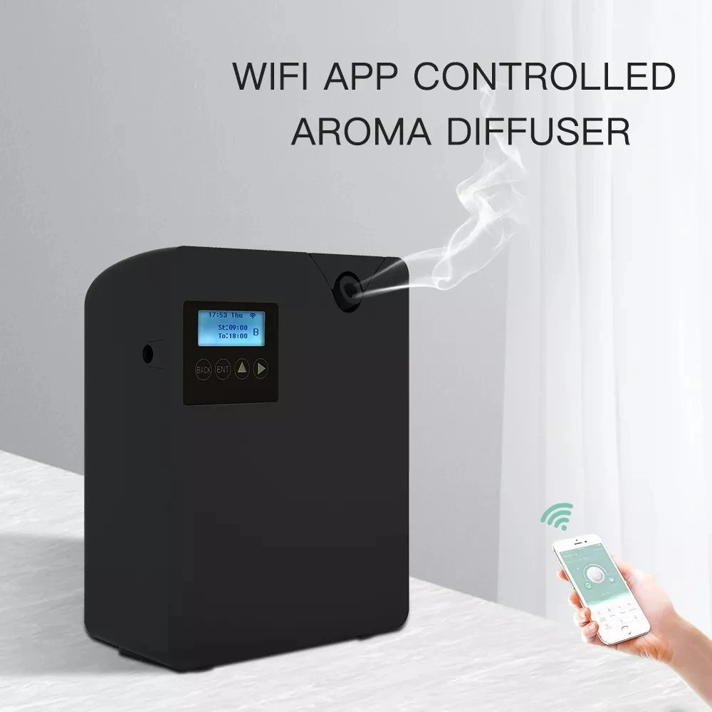 Smart WiFi App Controlled Aroma Diffuser | Hotel Scenting Machine & Essential Oil Air Fragrance Sprayer