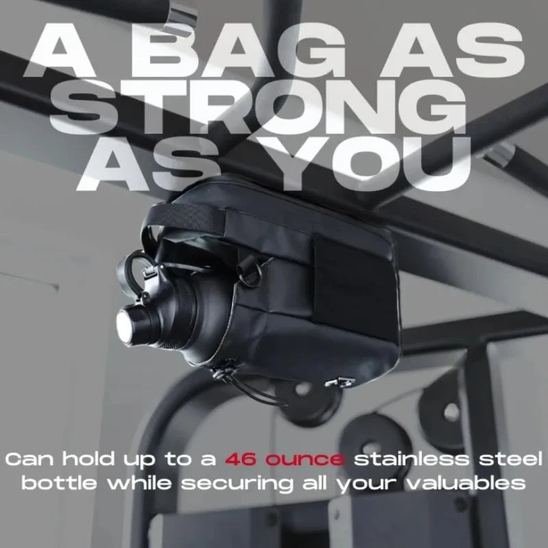 Magnetic Water Bottle Bag and Large Capacity Gym Cup Holder