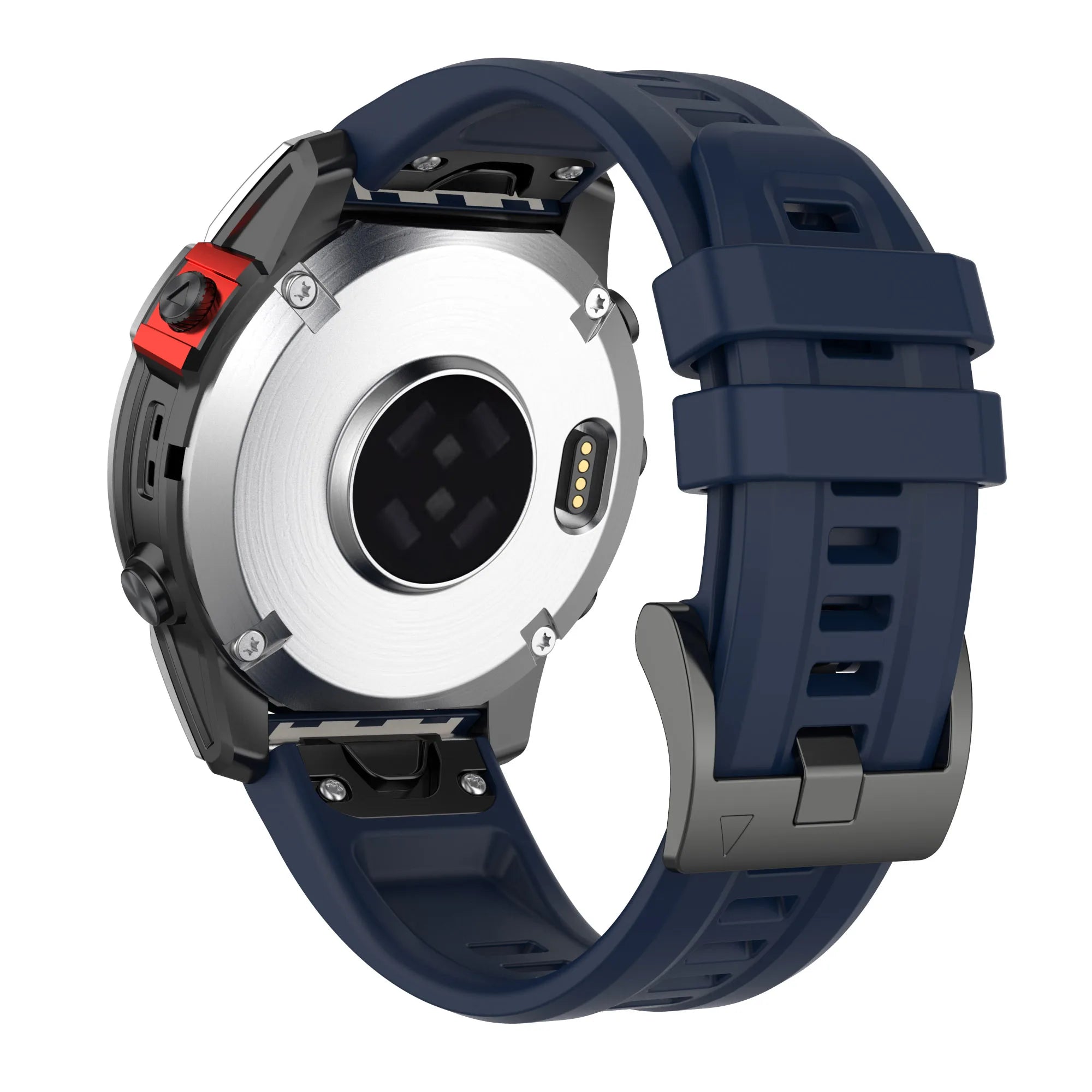 Premium QuickFit Silicone Sport Band for Garmin Fenix 7/6/5 Series | Durable Replacement Strap (20mm, 22mm, 26mm)