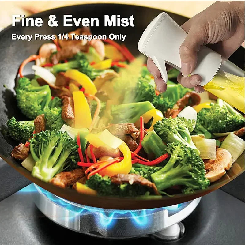 Oil Sprayer Bottle for Cooking | Fine Oil Mister Dispenser for Air Fryer, BBQ & Salad