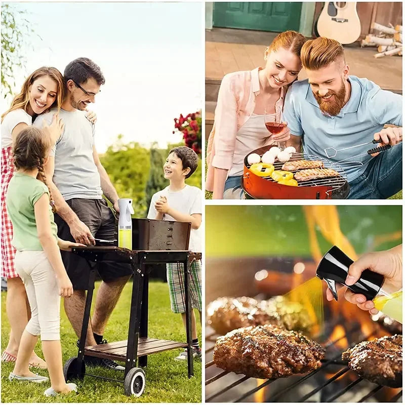 Oil Sprayer Bottle for Cooking | Fine Oil Mister Dispenser for Air Fryer, BBQ & Salad