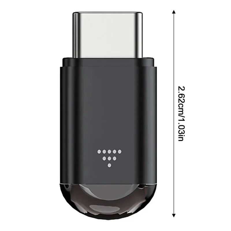 Type-C USB Infrared Transmitter Adapter | Universal Mobile IR Remote Controller Keychain for TV, AC & Projector