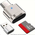 USB-C to Micro SD Card Reader – Compact OTG Adapter with USB Adapter
