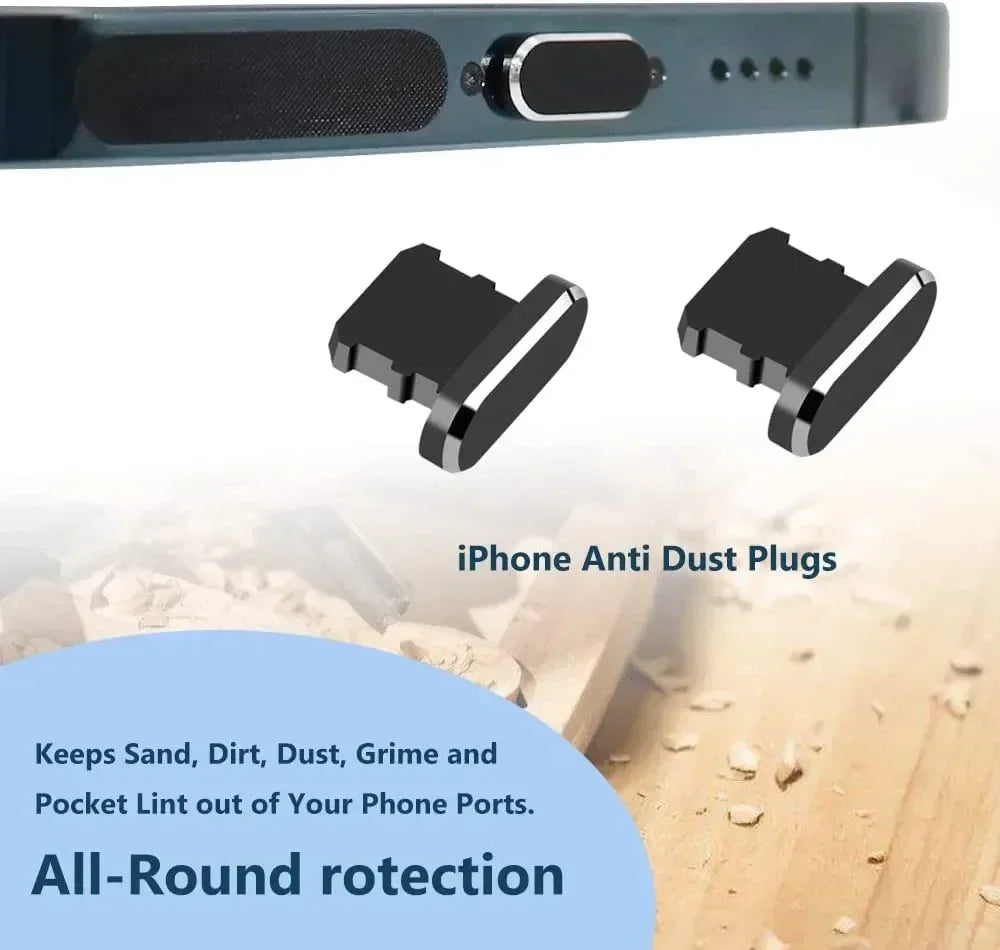 Mobile Device Cleaning & Protection Kit – Anti-Dust Plugs & Precision Brushes