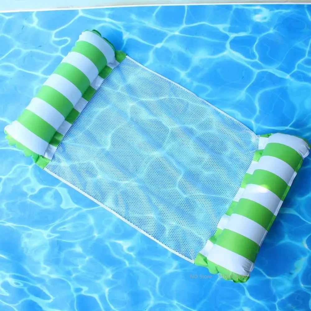 Inflatable Water Hammock Recliner Multi Purpose Floating Swimming Mattress